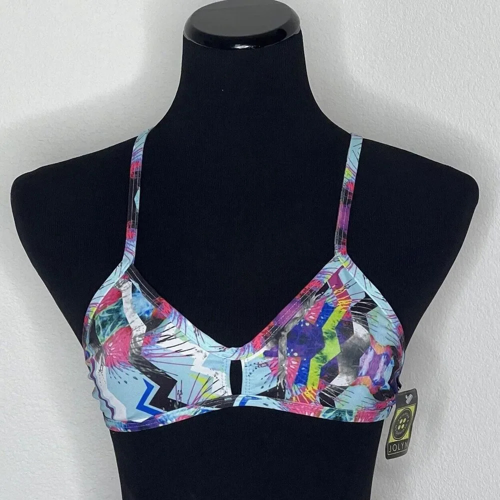 Jolyn Bikini Swim Top Vent Small (Lion‎ Fish) New with tags